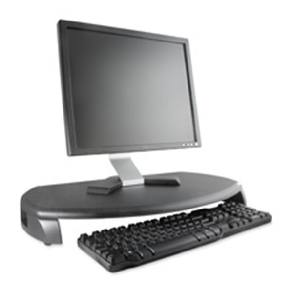 CRT-LCD Stand w- Keyboard Storage- 23in.x13-.25in.x3in.- Black, Proplus, Mfr#: PR2655408
